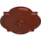 Ekena Millwork Waltz Ceiling Medallion (Fits Canopies up to 5 1/4"), 24"W x 20 1/2"H x 1 1/8"P, Firebrick CM24WAFIF - alternate 3